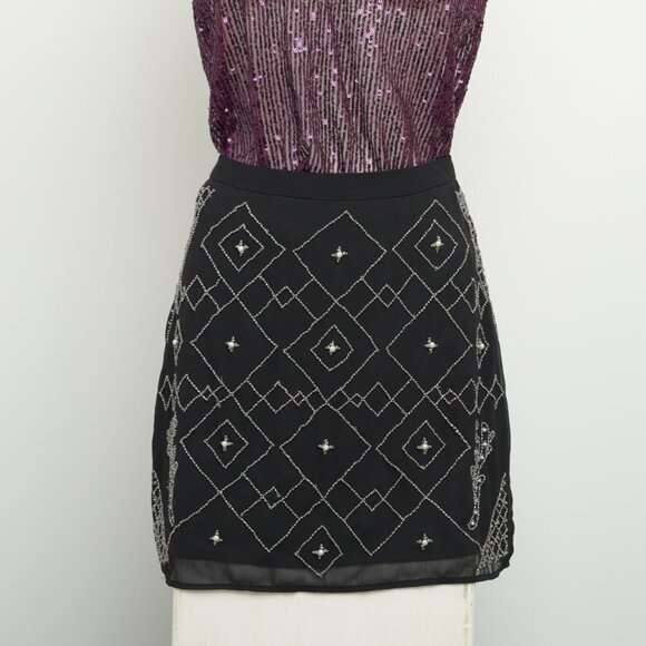 Love21 mini skirt, Size S (2 - 4), Black colour - Picture 1 of 9